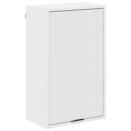 Badeværelsesskab med dør Hvid 39 x 23.5 x 65 cm Konstrueret træ