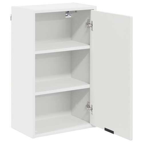 Badeværelsesskab med dør Hvid 39 x 23.5 x 65 cm Konstrueret træ