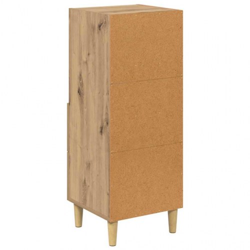 Sidebord med 2 skuffer og 2 hylder - artisan eg