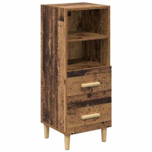 Sideboard i gammelt træ 34,5 x 34 x 90 cm