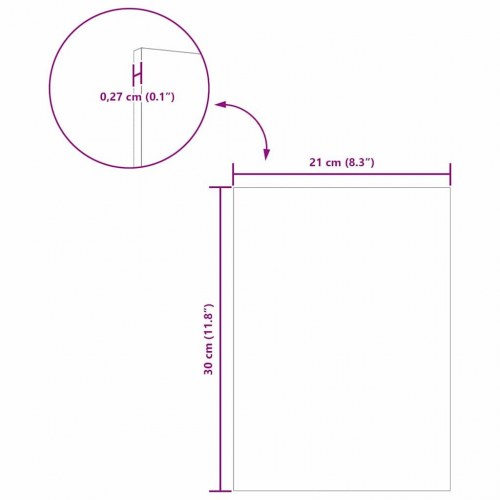Dekorationspaneler 150 stk - hvidt konstrueret træ 21 × 30 × 0,27 cm