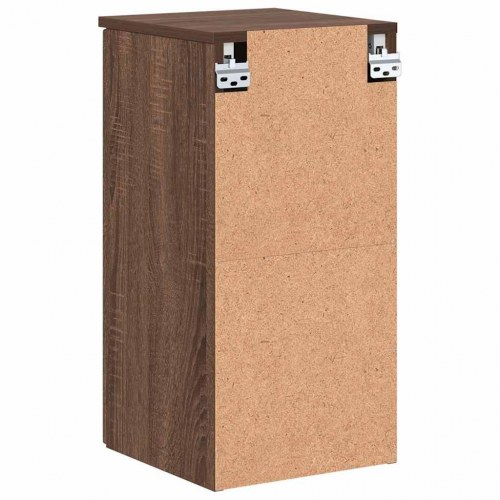 Badeværelsesskab brun eg 30 x 31,5 x 61 cm