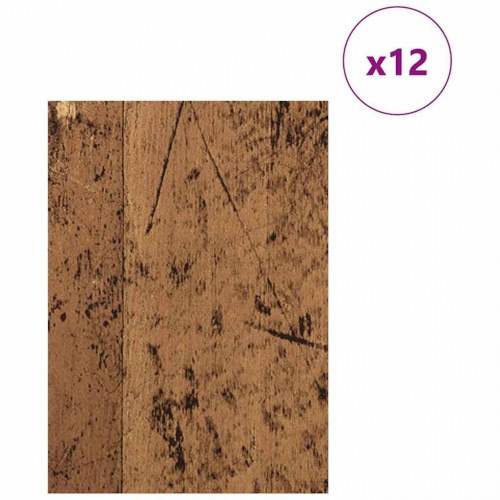 Dekorpaneler 12 stk. gammelt træ 15 x 21 cm