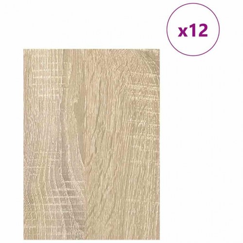 Dekorpaneler 12 stk. Sonoma-eg 15 x 21 x 0,27 cm