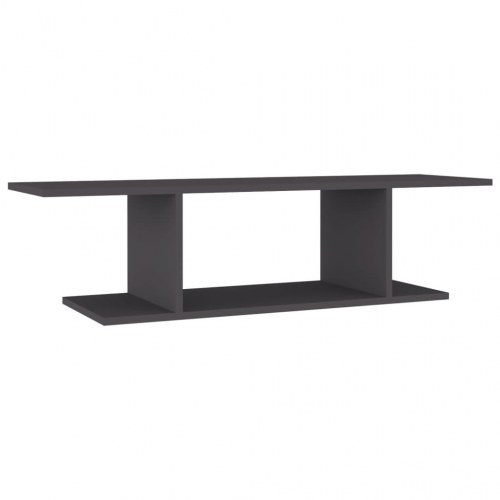 Væghængt tv-skab 103x30x26,5 cm grå