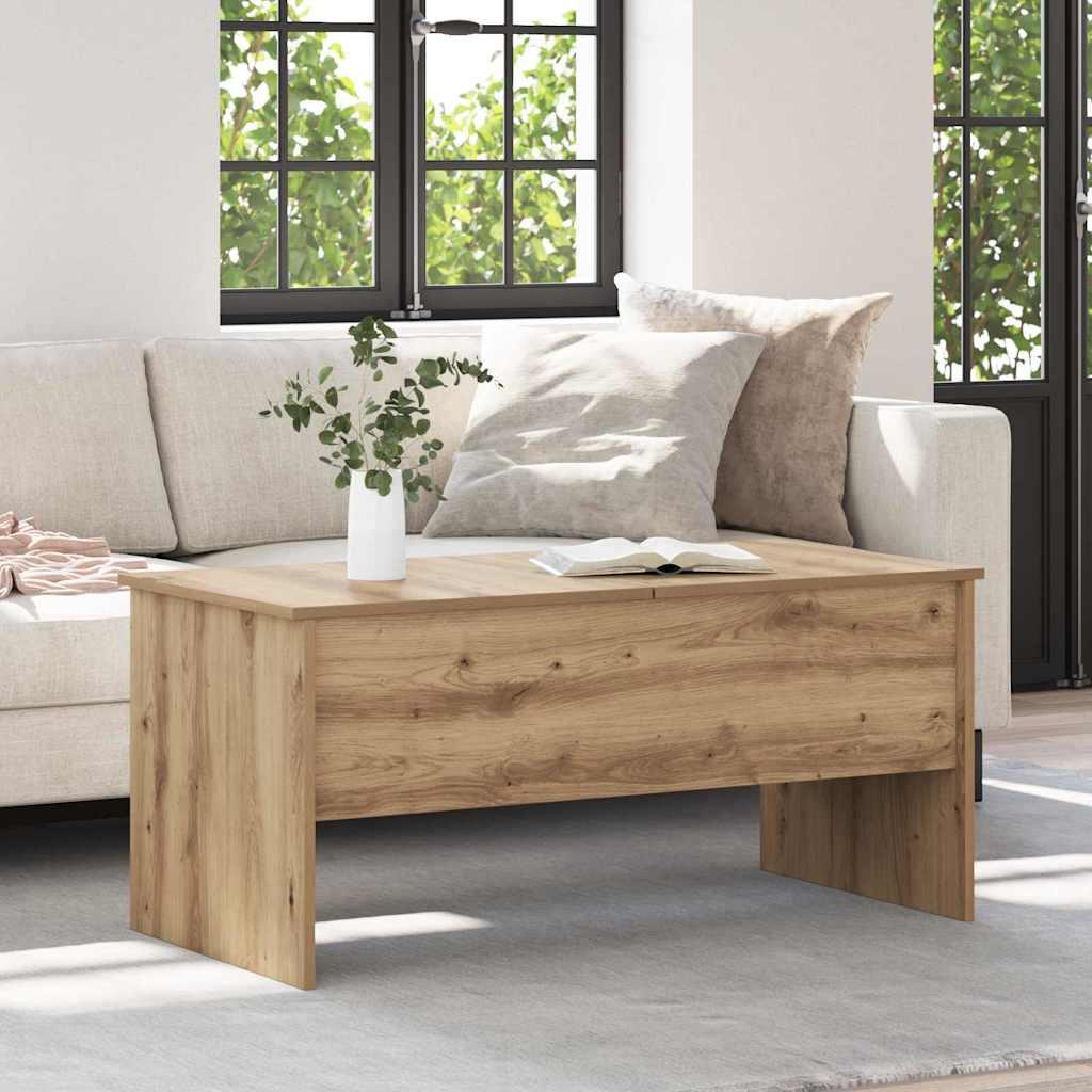 Sofabord artisan eg 102 x 50,5 x 46,5 cm Konstrueret træ