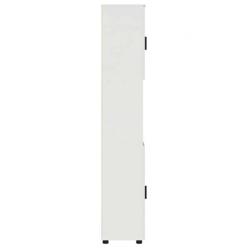 Højt badeværelsesskab Hvid 30 x 35 x 192 cm Konstrueret træ