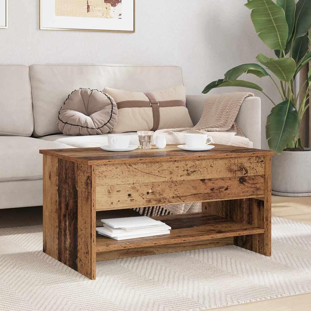 Sofabord Gammelt træ 80 x 50.5 x 41.5 cm Konstrueret træ