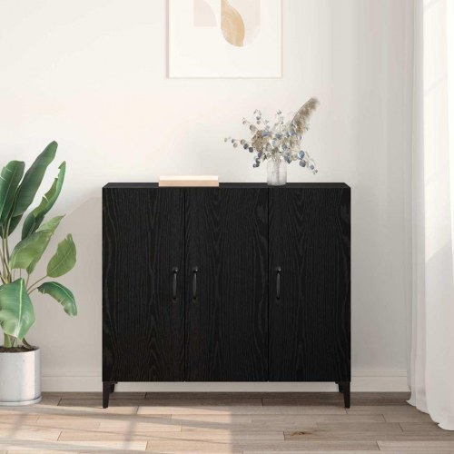 Skænk i sort eg 90 x 34 x 80 cm