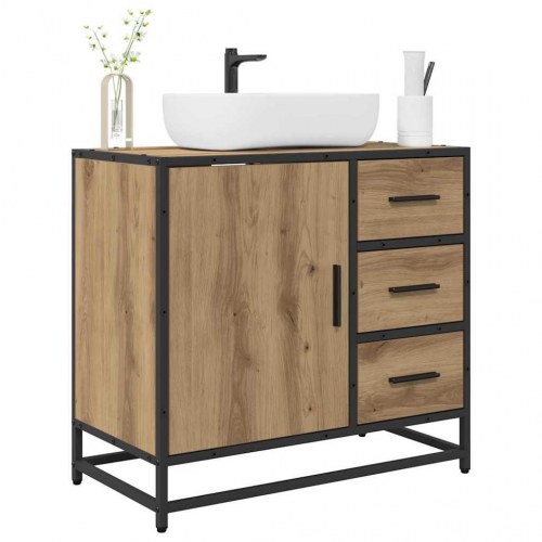 Badeværelsesskabsunder med skuffe artisan eg 65 x 33 x 60 cm