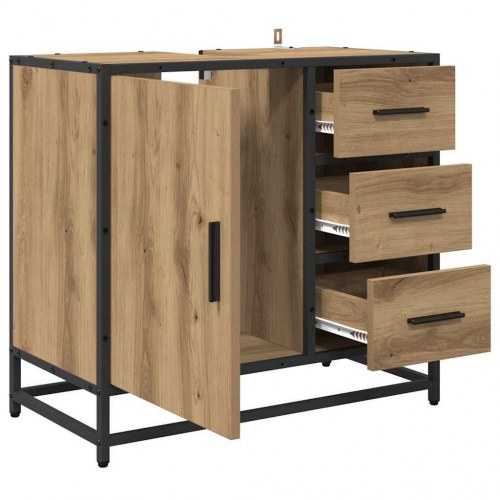 Badeværelsesskabsunder med skuffe artisan eg 65 x 33 x 60 cm