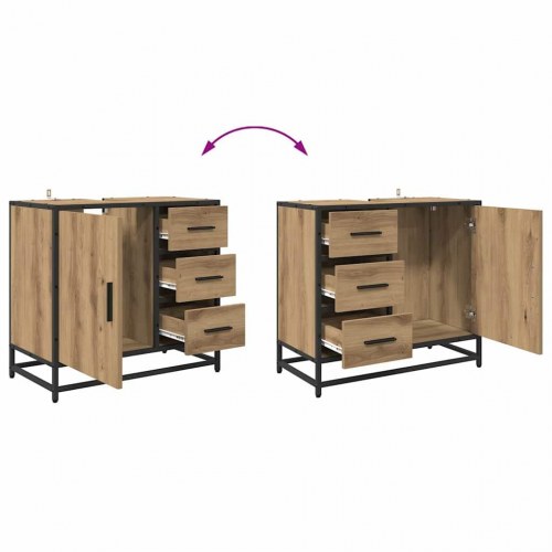 Badeværelsesskabsunder med skuffe artisan eg 65 x 33 x 60 cm