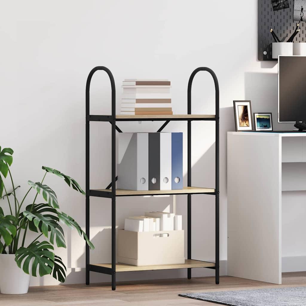 Bogreol Sonoma eg 60 x 30 x 109 cm Konstrueret træ