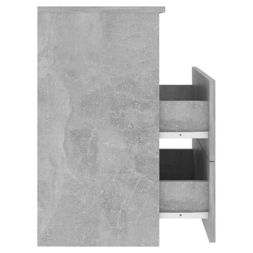 Sengeskab 50x32x60 cm betongrå