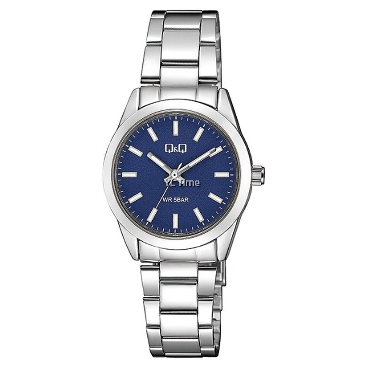 Dameur Q&Q armbåndsur Q82A-002PY - blå skive, Ø 30 mm