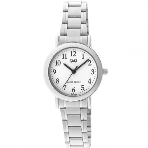 Q&Q Lady Only Time dameur - sølvfarvet armbåndsur Ø 30 mm