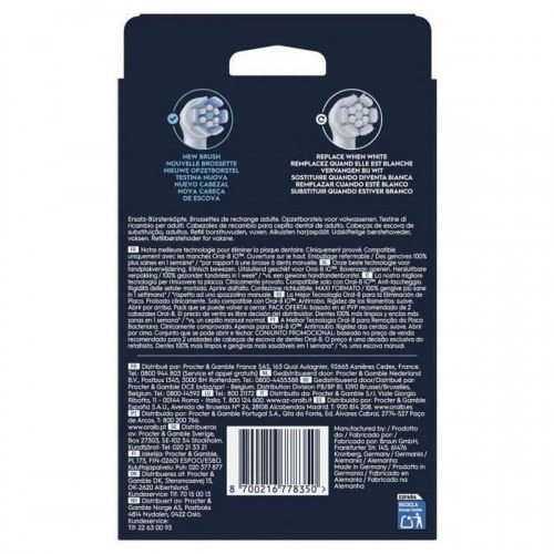 Tandbørstehoveder Oral-B iO Gentle Care - 8 stk.