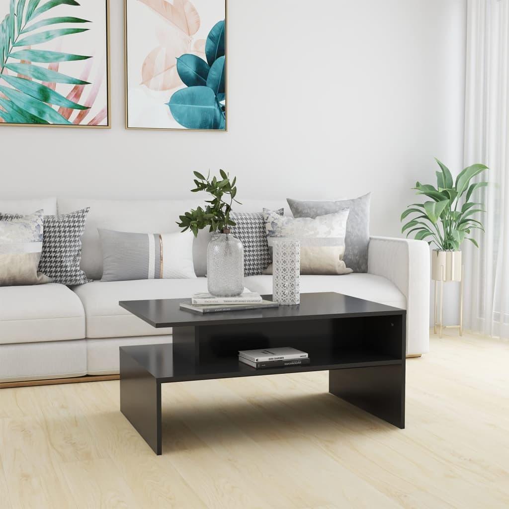 Sofabord 90x60x42,5 cm konstrueret træ grå