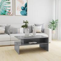 Sofabord 90x60x42,5 cm konstrueret træ betongrå