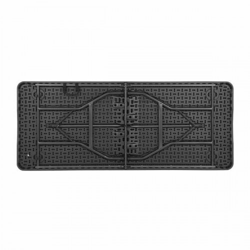 Havebord sammenklappeligt 180 × 74 × 73,5 cm - sort stål og polyethylen