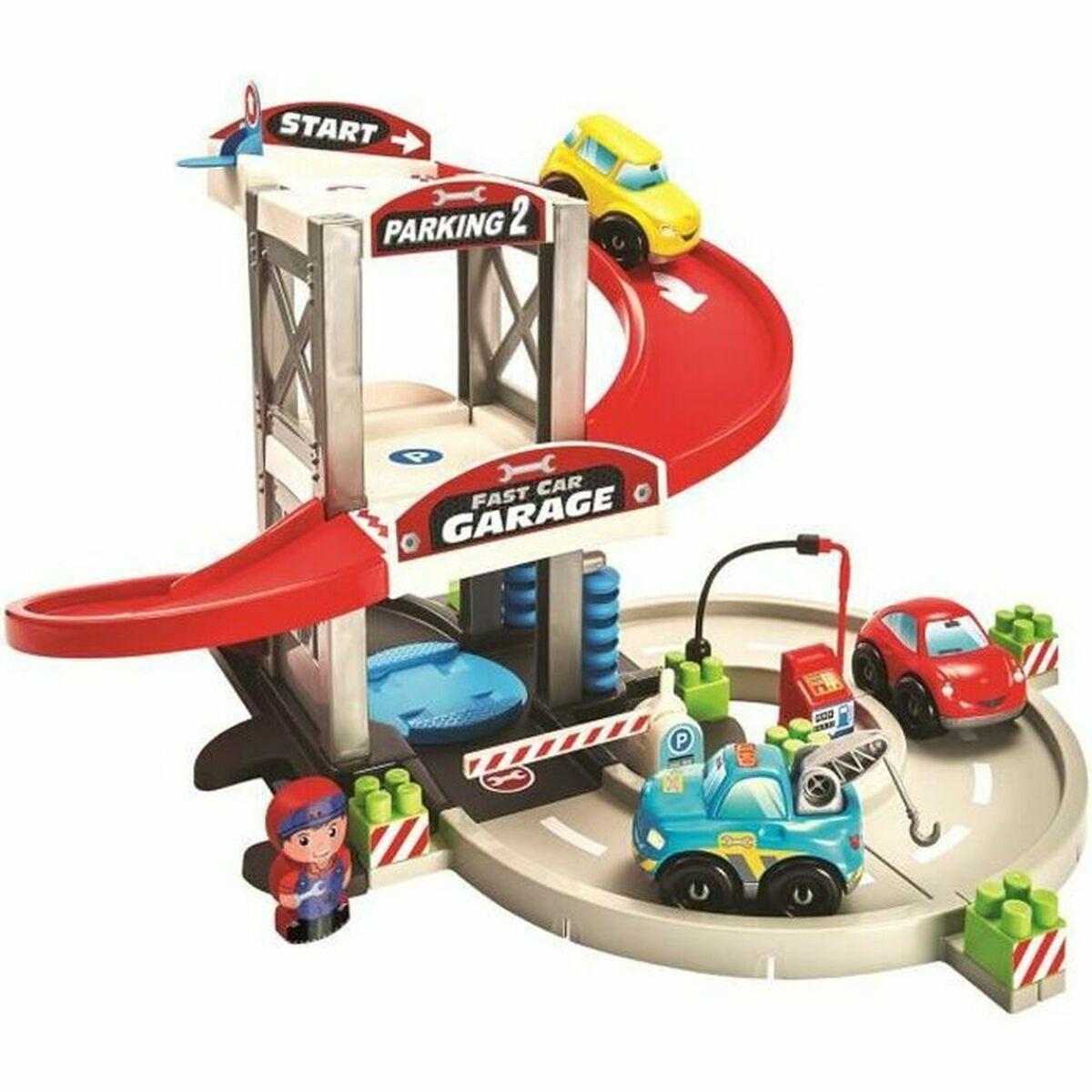 Ecoiffier Playset 3011 Garage - multifarvet legetøjsgarage