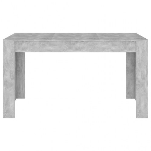 Spisebord i konstrueret træ 140 × 74,5 × 76 cm - betongrå