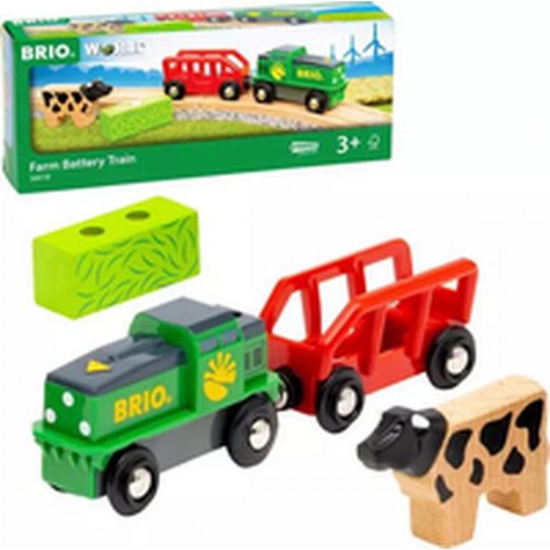 Tog til togbaner Brio Farm battery train - batteritog, 4 dele