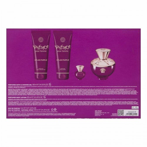 Parfumesæt til kvinder Versace Dylan Purple - 4 dele