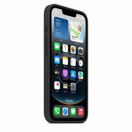 Apple silikonecover - sort, 6,1" iPhone