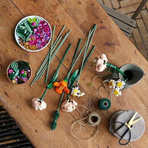 LEGO Flower Bouquet - voksen byggesæt, 756 dele