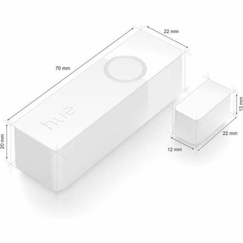 Smart alarmsystem Philips - 4 enheder, trådløs, hvid