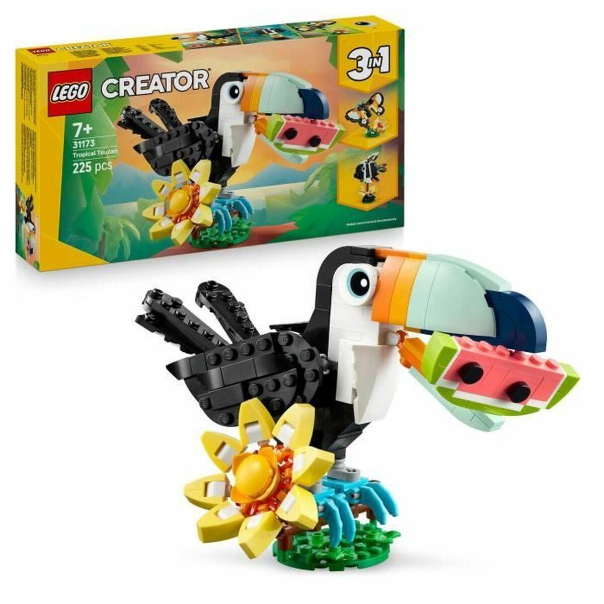 Byggelegetøj LEGO Creator 3-i-1 Tropical Toucan (31173) - 225 dele