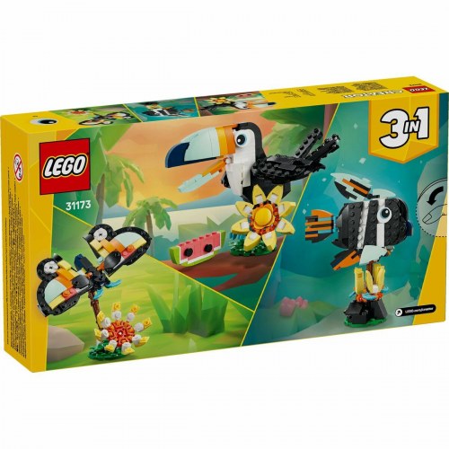 Byggelegetøj LEGO Creator 3-i-1 Tropical Toucan (31173) - 225 dele