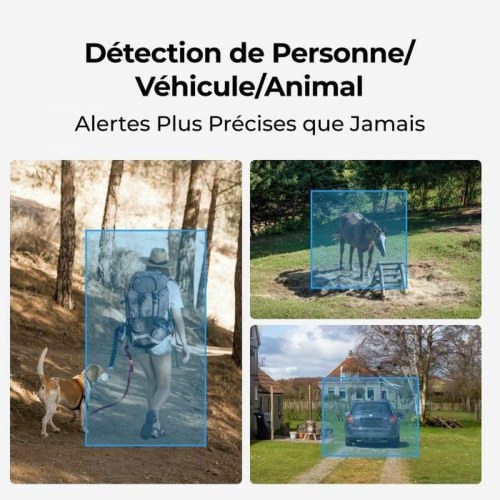 Overvågningskamera Reolink - trådløst IP-kamera, hvid