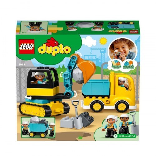 LEGO DUPLO byggeplads 10931 - Lastbil og gravemaskine