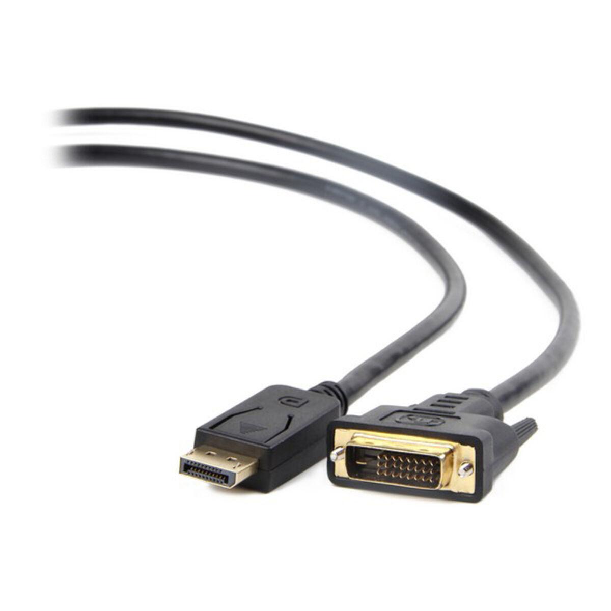 HDMI kabel DisplayPort til DVI - GEMBIRD, 1,8 m, sort