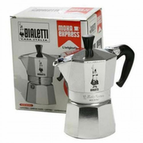 Bialetti Moka Express 12 kopper - espressokande i aluminium, sølv