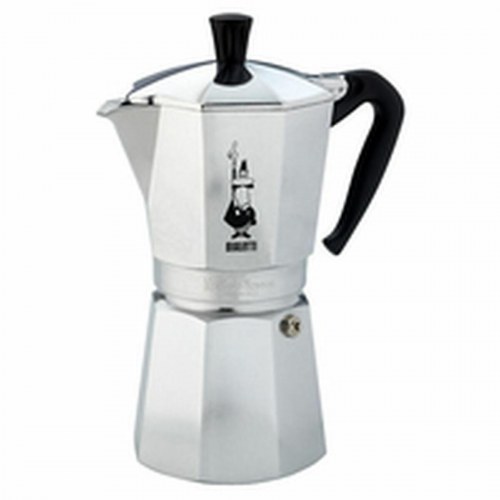 Bialetti Moka Express 12 kopper - espressokande i aluminium, sølv