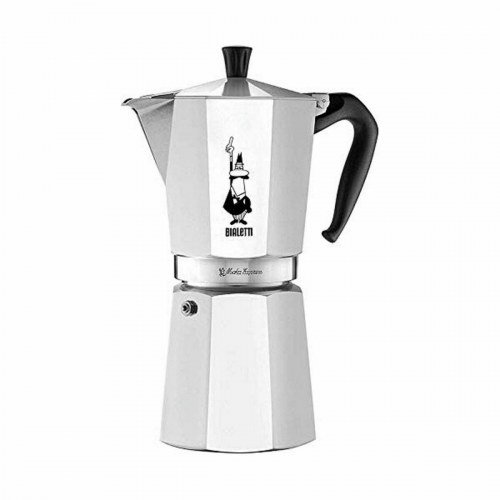 Bialetti Moka Express 12 kopper - espressokande i aluminium, sølv