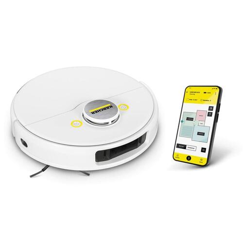 Kärcher robotstøvsuger - hvid, app-styring
