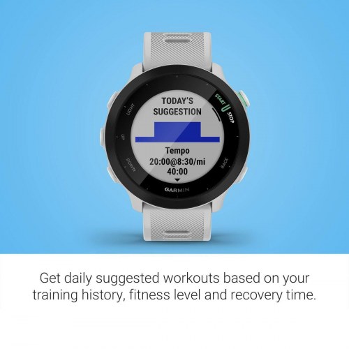 Garmin Forerunner 55 smartwatch 1,04" - hvid
