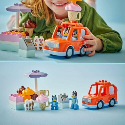 Byggelegetøj LEGO DUPLO 10458 Ice Cream Trip with Bluey - 22 dele