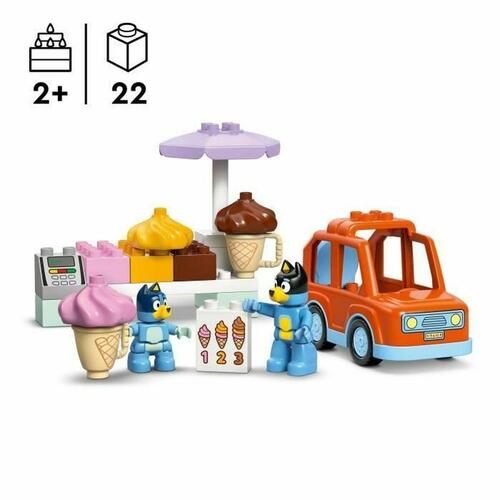 Byggelegetøj LEGO DUPLO 10458 Ice Cream Trip with Bluey - 22 dele