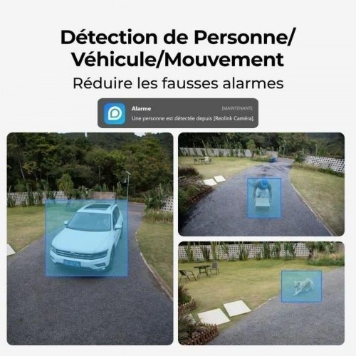 Overvågningskamera Wi‑Fi Reolink - IP67, 2‑vejs lyd, hvid