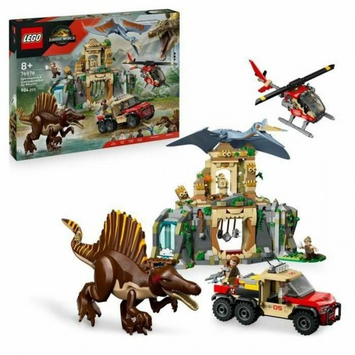 LEGO Jurassic World byggesæt - Spinosaurus- og T. rex-flugt (8+)