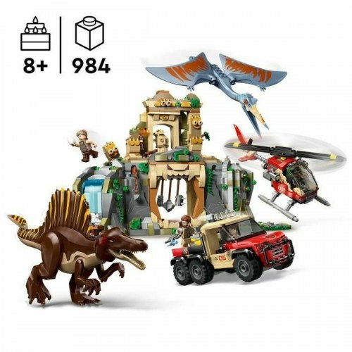 LEGO Jurassic World byggesæt - Spinosaurus- og T. rex-flugt (8+)
