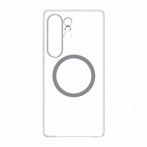 Samsung Galaxy S25 Ultra - gennemsigtigt magnetisk mobilcover
