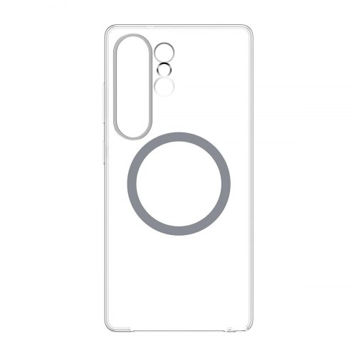 Samsung Galaxy S25 Ultra - gennemsigtigt magnetisk mobilcover