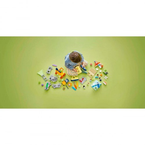 LEGO DUPLO 10428 - Stor interaktiv togbane, 103 dele