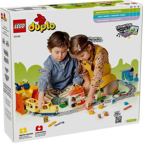 LEGO DUPLO 10428 - Stor interaktiv togbane, 103 dele